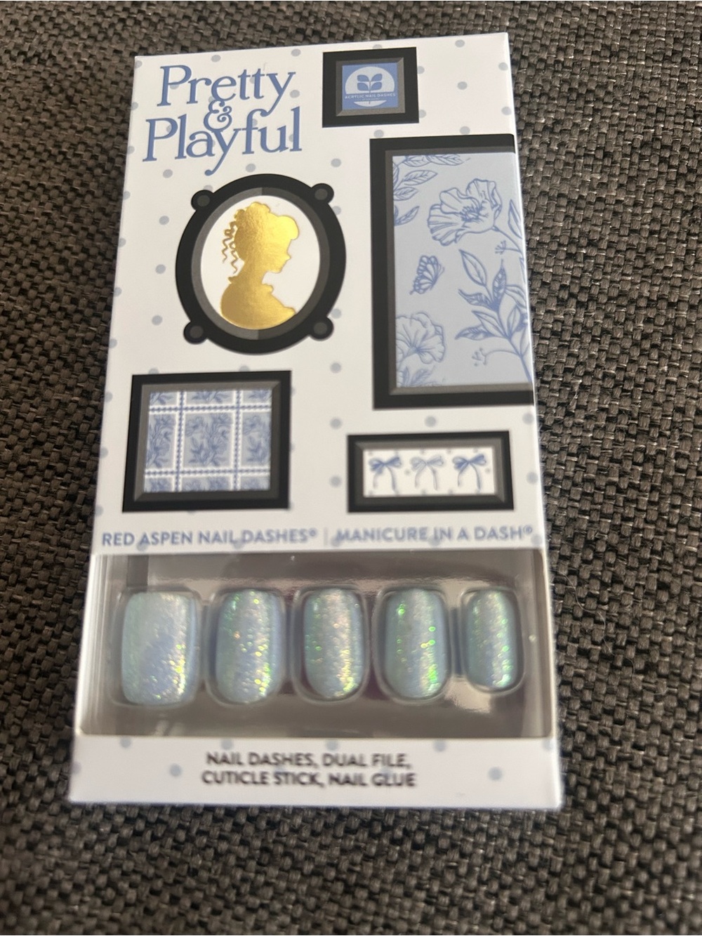 Red Aspen Nail Dashes **partial set**